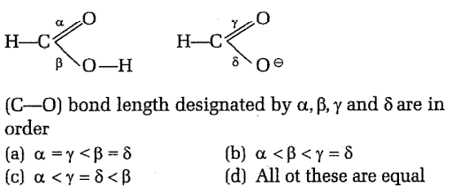 Physical properties of carboxylic acids