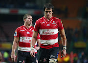 Franco Mostert of the Emirates Lions (R) is set to join English side Gloucester. 