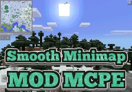 Smooth Minimap MOD MCPE - náhled