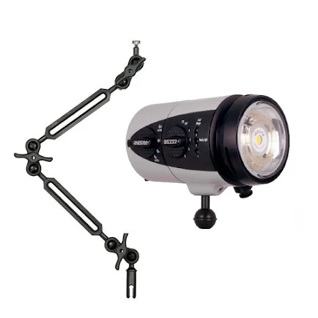 Ikelite DS232 213Ws TTL with Video Light Underwater strobe package