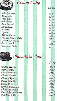 4 Dreams The Cake Shop menu 2