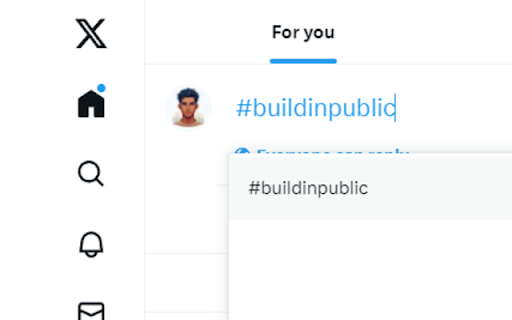 Auto Append #buildinpublic