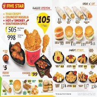 Five Star Chicken menu 3