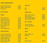 Donne Biriyani Mane menu 3