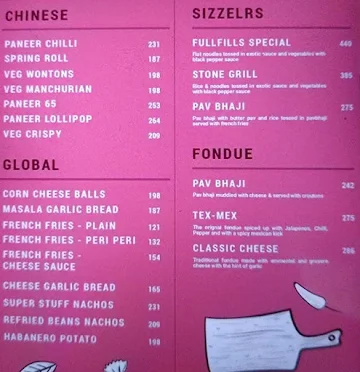 FullFills menu 
