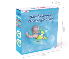 Baby zwemring met zonbescherming en antislip, veilig in het water. Perfect voor baby's in het zwembad of op het strand.
