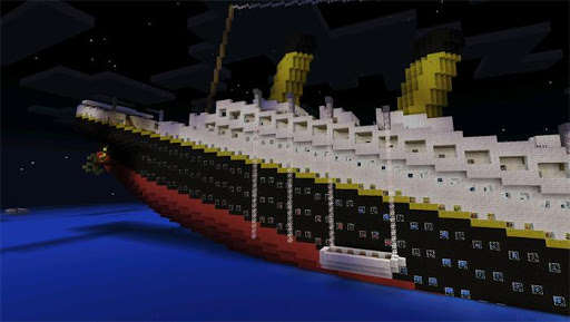 RMS Titanic Sinking Map PE