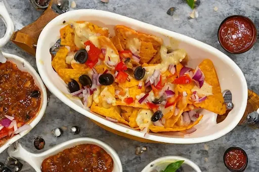 Garlic Cheese Nachos