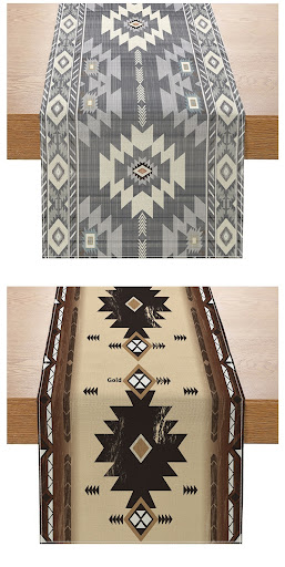 Title 4, Linen Table Flag Bohemian Style Retro Add a vin...