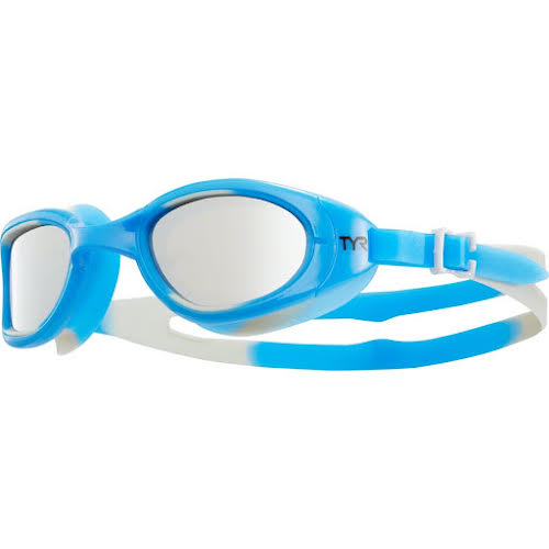 TYR Special Ops 2.0 Polarized Goggle - Blue/Gray with Silver Polarized Lens