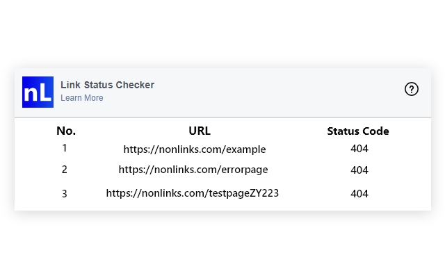 On-Page Link Status Checker