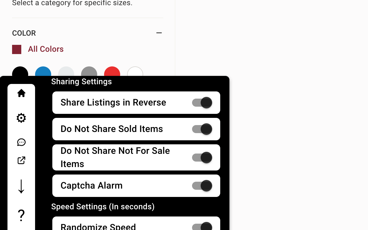 Poshmark Bot - Share & Grow - SellerAider Chrome Extension Image 3