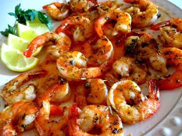 ~ Spicy Herb Broiled Shrimp ~