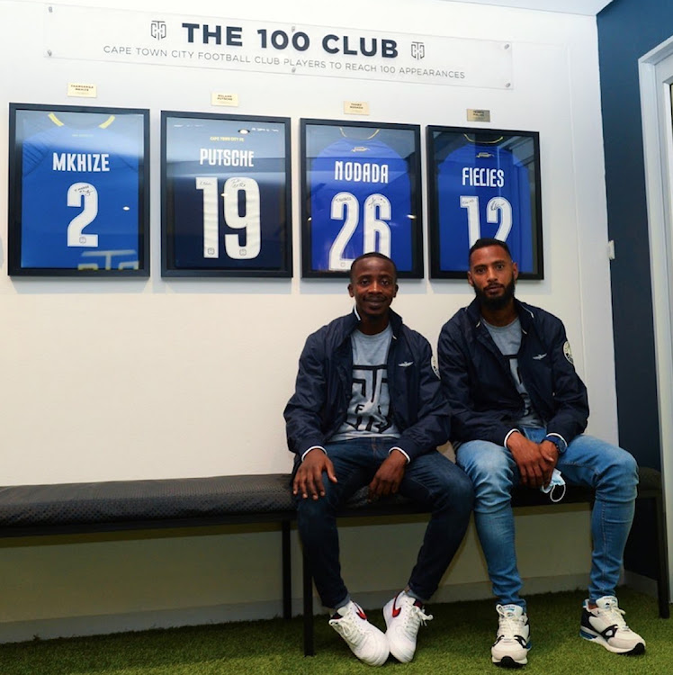 City will honour midfielder Thabo Nodada and Taariq Fielies for their 100th caps when they host Pirates.