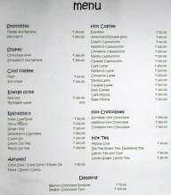 Cafe IVY menu 1