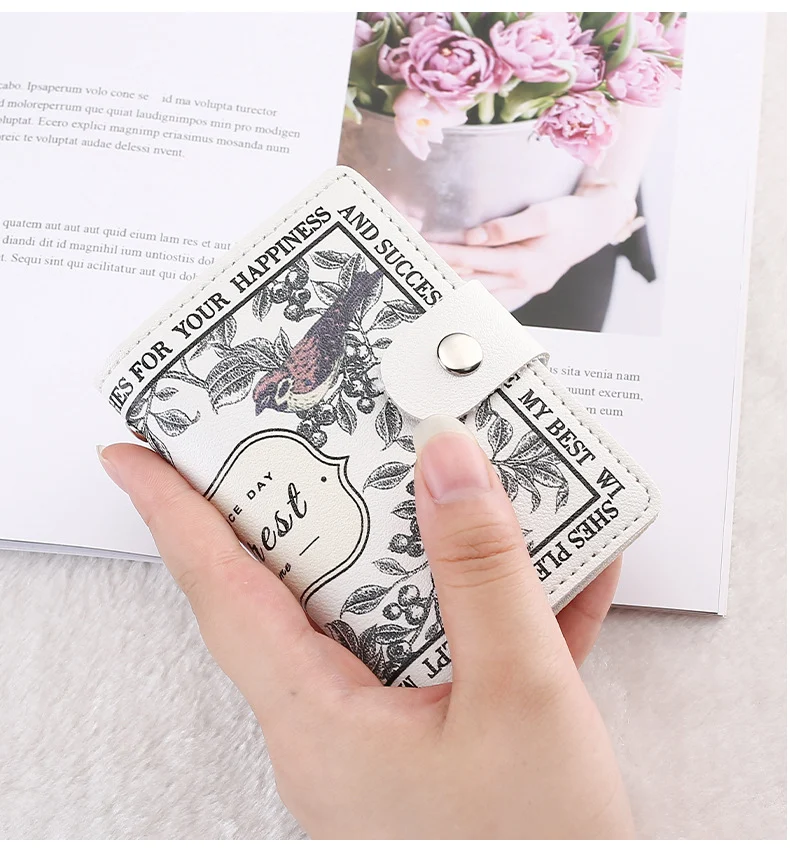 Title 1, Cartera Tarjetas Floral Anime Antideterioro Ran...