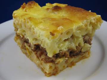 Pasticchio (Greek Lasagna)