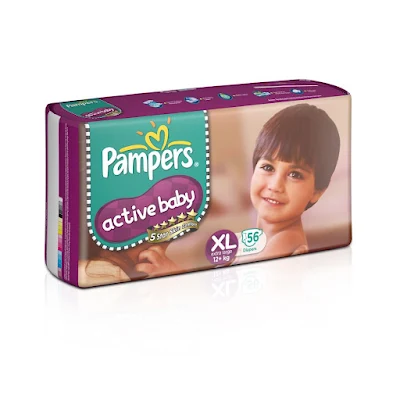 PAMP DIAP ACTIVE BABY XL 56PC