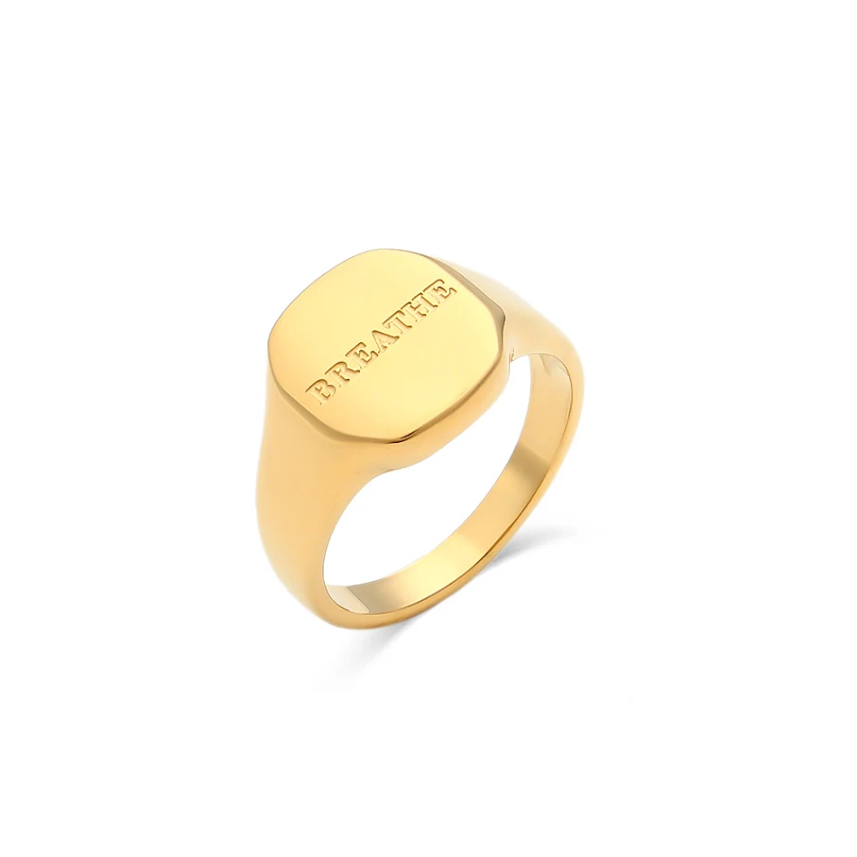 Nieuwe Engels Letter Electroplating Ring. Stijlvol, modern en personaliseerbaar. Ideaal cadeau voor elke gelegenheid. Combineert elegantie met individualiteit.