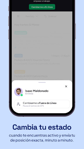 Screenshot Mobile Worker