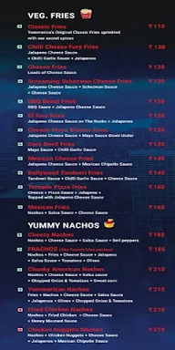 Yummerica Fries menu 2