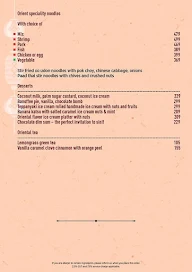 The Orient menu 7