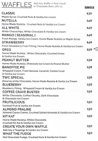 The Waffle Studio menu 5