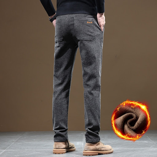 Gray, Fleece Lining Thickened