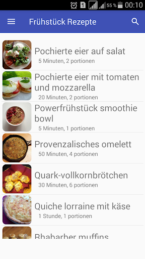 Frühstück rezepte app kostenlos offline