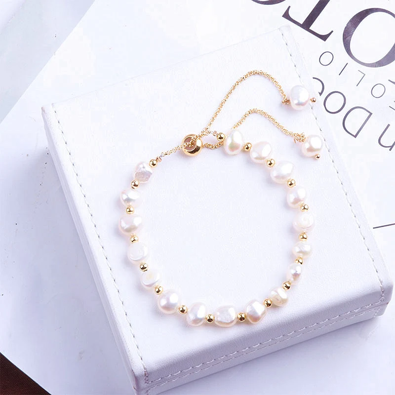 Pulsera de cuentas para mujer con diseño especial y extraíble. Alta gama, versátil y combina con todo, realzando tu estilo.