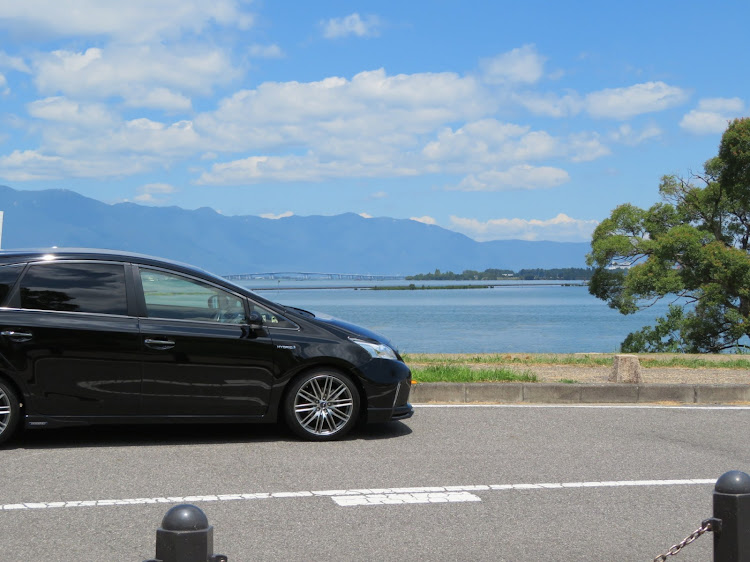 プリウスαのドライブ・プリウスα・滋賀県・琵琶湖に関するカスタム事例の投稿画像1枚目