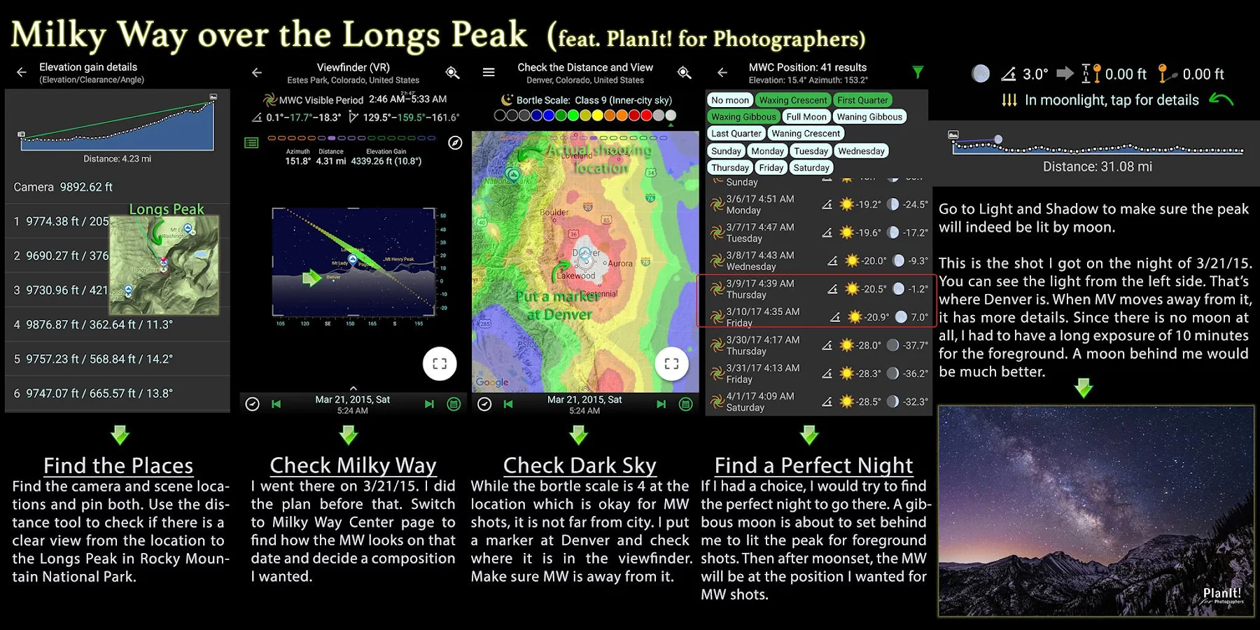    PlanIt! for Photographers Pro- screenshot  