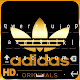 Download 'ADIDAS'' Gold keyboard Theme Sports For PC Windows and Mac