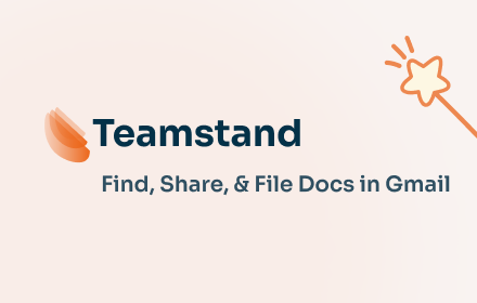 Teamstand - Store, File, & Find Docs in Gmail small promo image