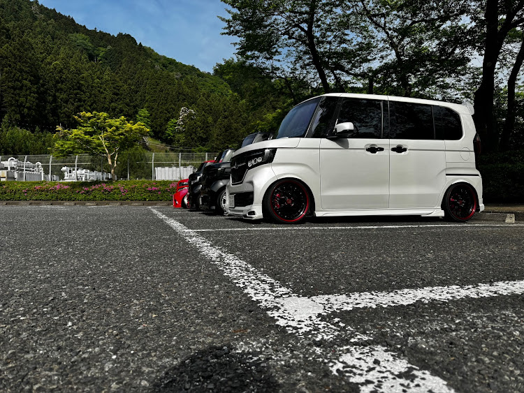 NボックスカスタムのN-box jf3コラボ・車検から帰還・ドライブ・GW・DIYに関するカスタム事例の投稿画像5枚目