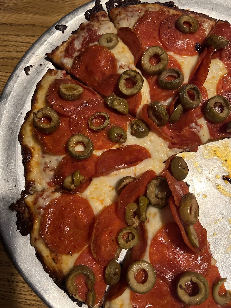 Gluten-Free Pizza at Poppa Rollo's Pizza