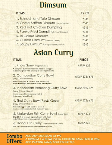 Big Wong menu 