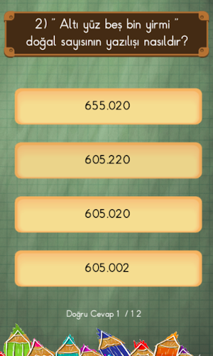 4. Sınıf Matematik Testleri