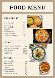The South Indian Delight menu 1