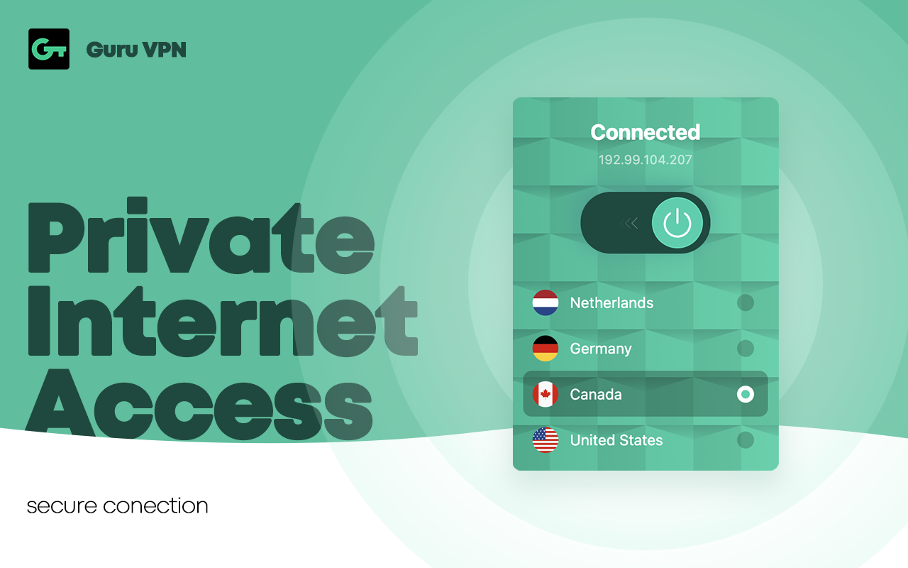 Free privacy connection - VPN guru Preview image 1