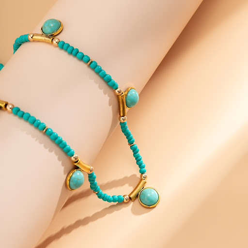 Title 27, Womens Beaded Shell Beach Body Chains Elevate ...