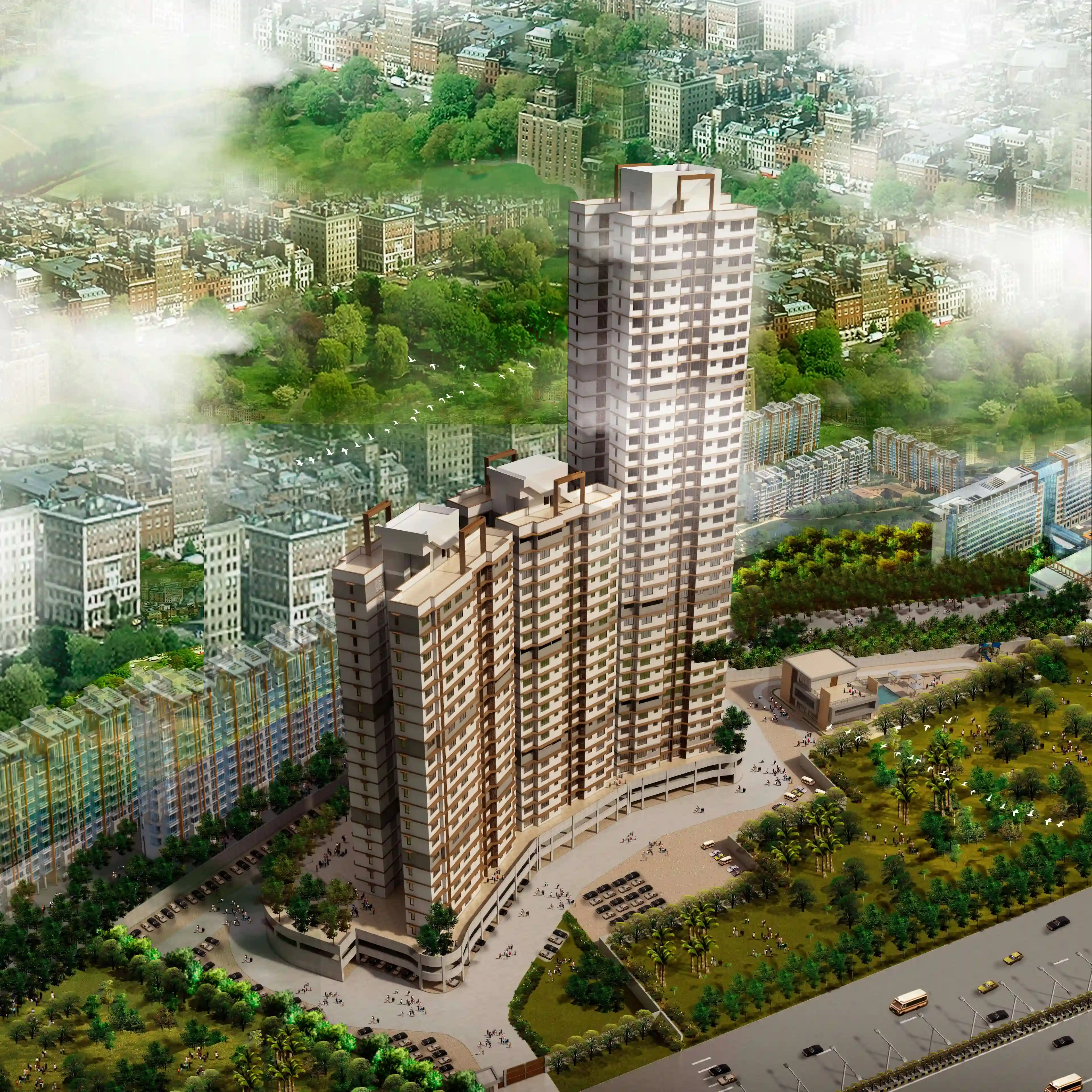 Dhaval Sunrise Charkop-elevation-1