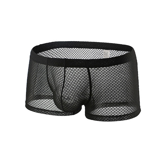 Title 1, Mens Breathable Fashion Low Waist Boxer Briefs...
