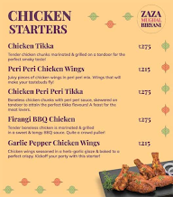 ZAZA Mughal Biryani menu 2