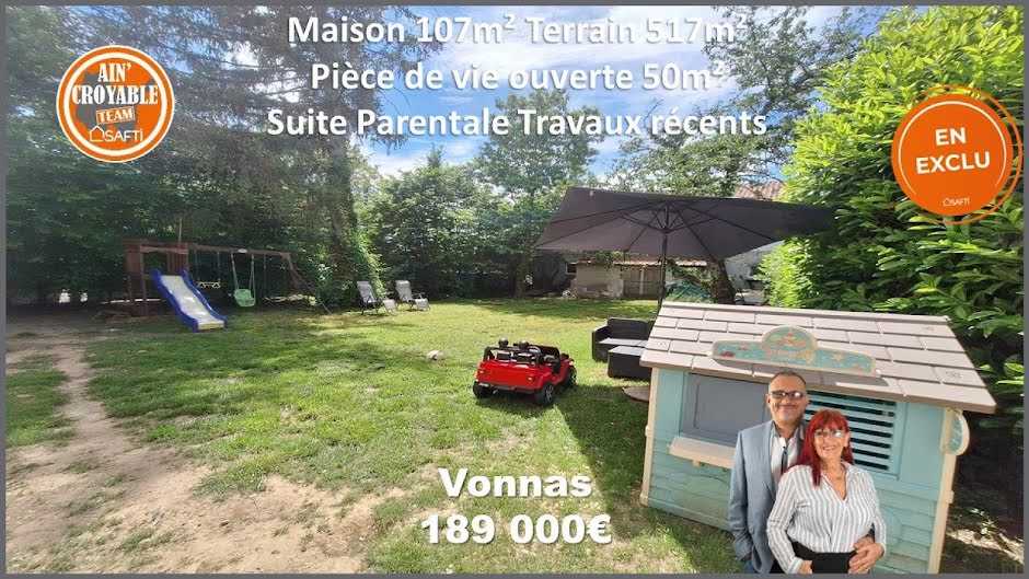 Vente maison 3 pièces 107 m² à Vonnas (01540), 189 000 €