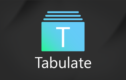 Tabulate small promo image