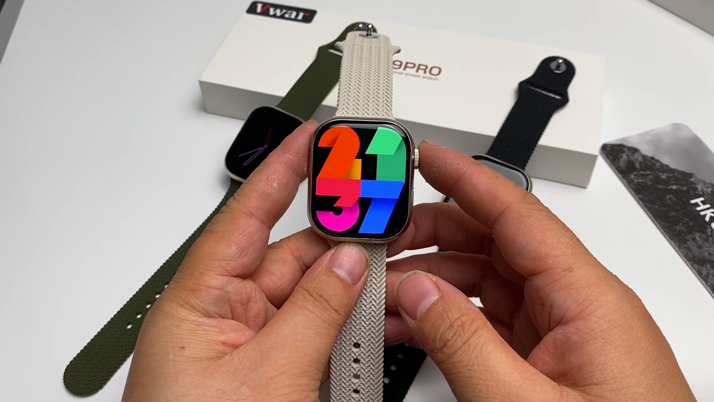 HK9 Pro Review - First Apple Watch Series 8 Clone with AMOLED Screen