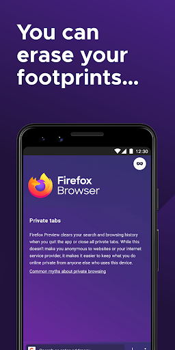 Screenshot Firefox Beta for Testers