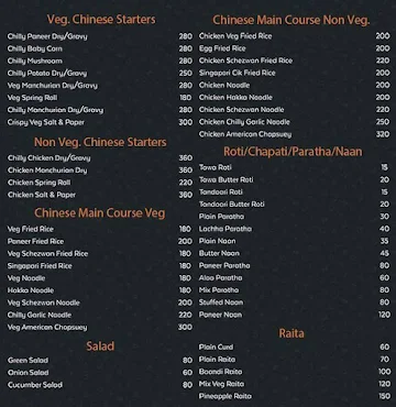 Turban Man Cafe menu 