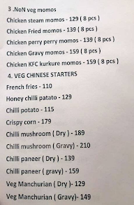 The Crazy Restaurant menu 3